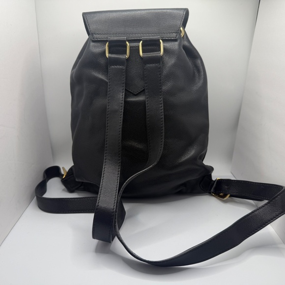VERSACE BLACK LEATHER BACKPACK! - Picture 12 of 17